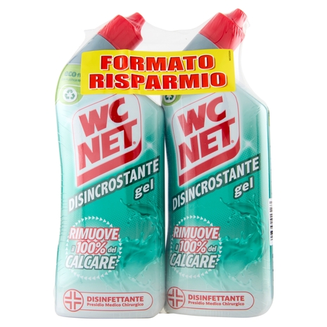 Wc Net - Disincrostante gel, 2 x 700 ml